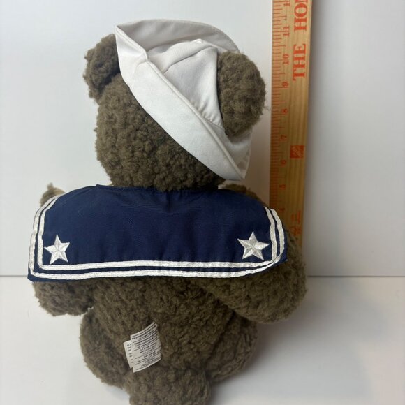 Cracker Jack VTG Sailor Teddy Bear North American Bear 1991 Stuffed Plush 11” - Picture 7 of 11